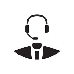 Customer helpline icon ( vector illustration )