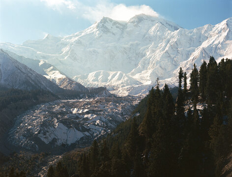 Himalaya mountains  in autumn in Pakistan 