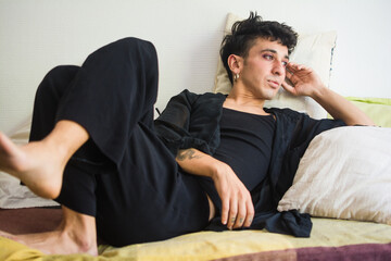 Non binary person lifestyle portrait