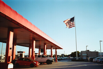 Filling station in the USA