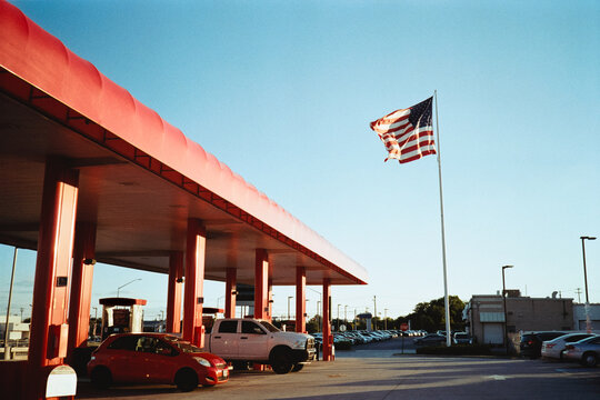 Filling station in the USA