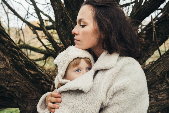 Hide in mom's coat