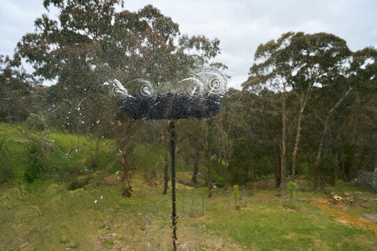 Extender water jet brush spraying windows