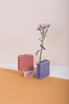 Organic, natural cosmetic photoshoot
