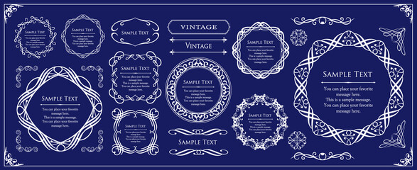 バレンタインデーのフレームデザイン。豪華でエレガントな装飾。アンティーク。ビンテージ。ゴージャス。エレガンス。