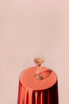 Hourglass on a pedestal