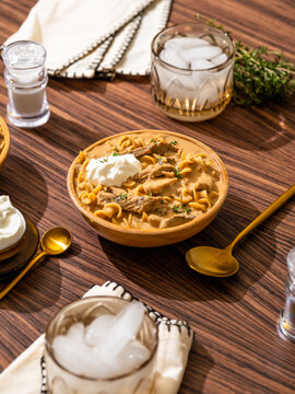 Hearty Beef Stroganoff Soup