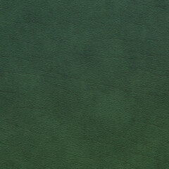 Dyed cowhide. Close-up of crumpled grainy artificial leather, painted in green. 3D-rendering