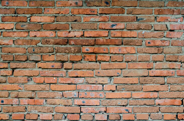 old red brick wall back