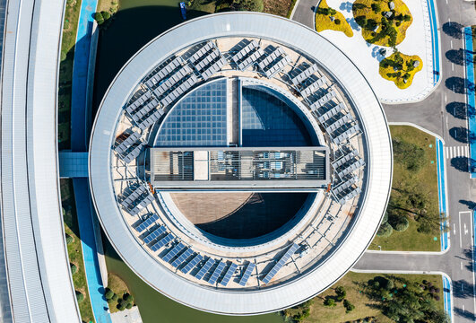 Solar panel on roof