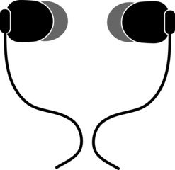 headphone icon design, vector illustration eps 8 graphic..eps