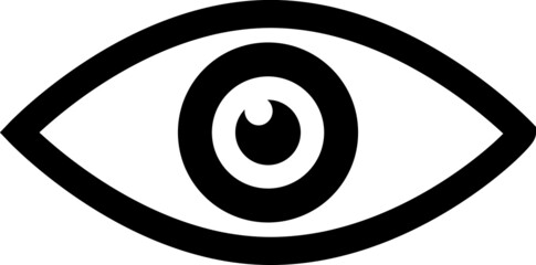 Black isolated icon of pair eyes with eyelash on white background. Set of eye Icons of open and closed eyes. Vision..eps