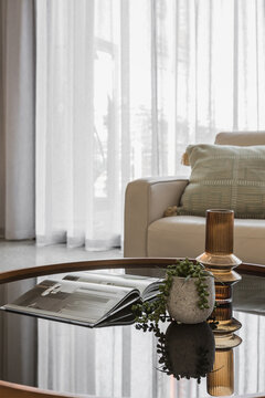 Living room interior details