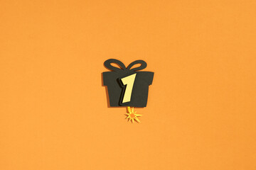 Countdown number 1 label