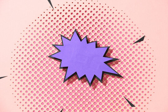 Retro pop art speech