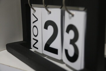 calendar 23 november bandung