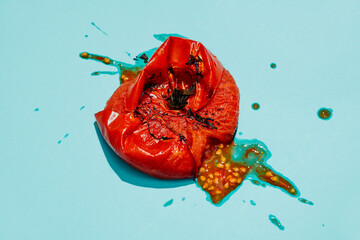 smashed roasted tomato