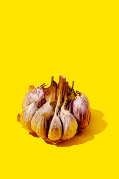 roasted head of garlic