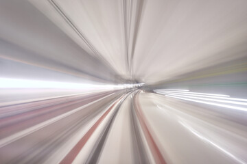Tunnel high speed motion