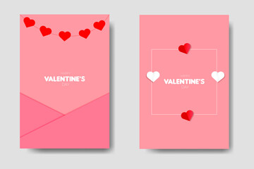 Happy Valentine Day Bundle Template Vector