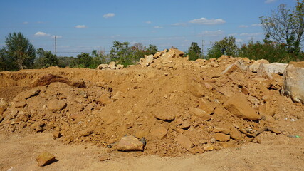 Adjusting the land area for the construction of the factory