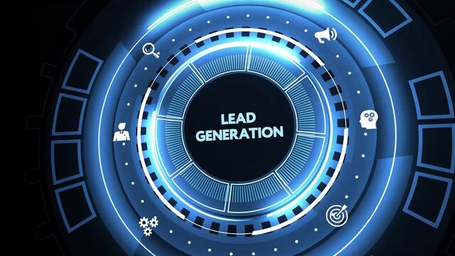 Business, technology, internet and networking concept. Lead generation