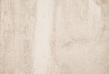 Cream concreted wall for interiors or outdoor exposed surface polished concrete. Cement have sand and stone of tone vintage design art work floor texture background.