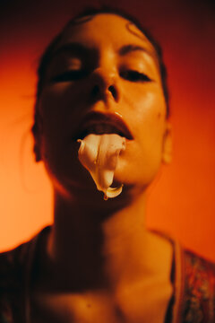 calla lily tongue