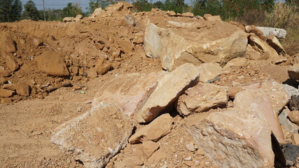 Adjusting the land area for the construction of the factory