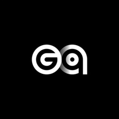 GQ Letter Initial Logo Design Template Vector Illustration