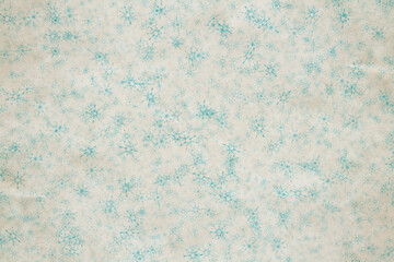 snowflakes on old paper texture