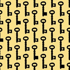 Seamless pattern with keys for fabrics and textiles and packaging and gifts and cards and linens and kids
