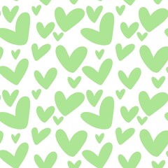 Seamless valentines pattern with hearts for postcard and gifts and cards 