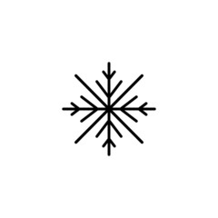 snowflake icon symbol design vector