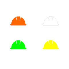 vector simple icon project helmet