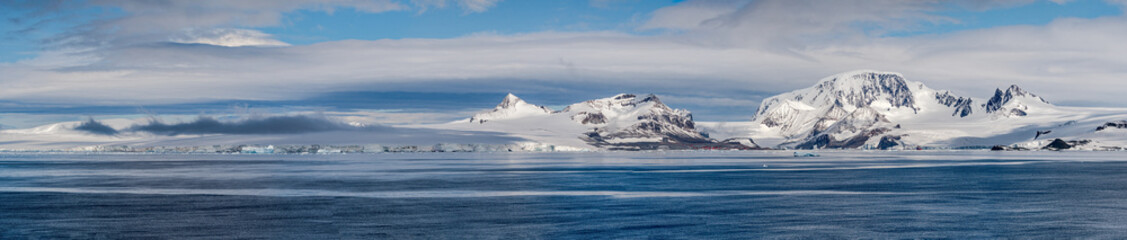 View of Primavera Base in Antarctic Peninsula, Antarctica