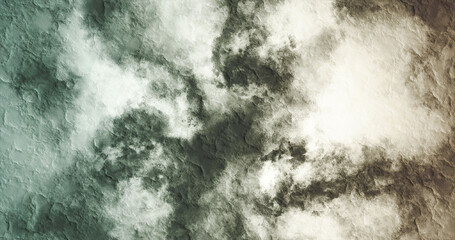 lime green pale green windstorm bursting  grey  background  acrylic  material 