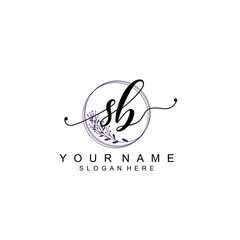 SB initial Luxury logo design collection