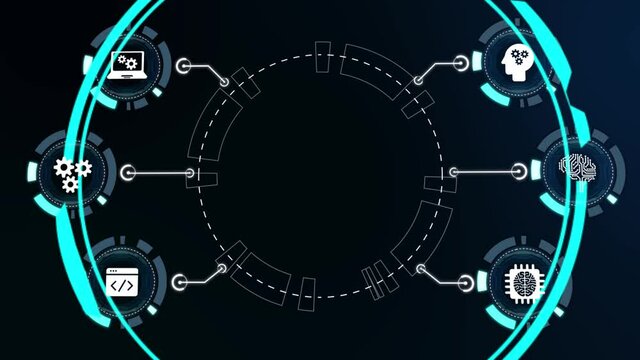 Business Transformation. Future and Innovation Internet and network concept.