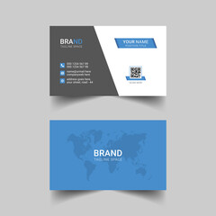 Creative and modern corporate business card design template Premium Vector