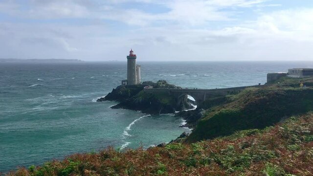 Light tower Le Petit Minou in Plouzane, Bretagne, France