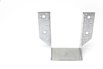 white background steel joist hanger for column