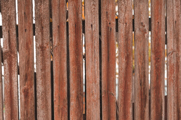 Wooden grey rustic background. Old wooden fence textured background
