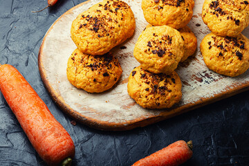 Vegan carrot pastry