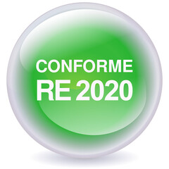 Boule de cristal conforme RE 2020 (réglementation environnementale 2020)