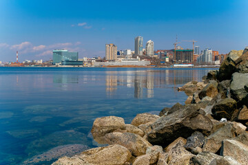 Fototapeta premium sea in city