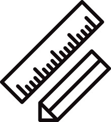 ruler pencil icon