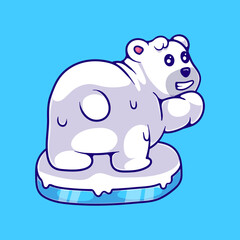 cute polar bear illustration
