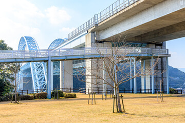 Fototapeta na wymiar 新西海橋　長崎県西海市　Saikai Bridge Nagasaki-ken Saikai city