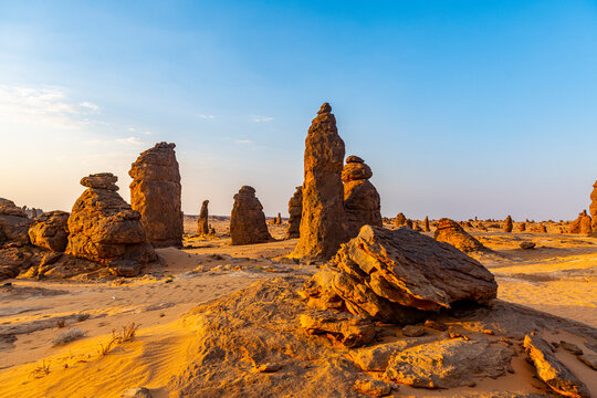 Algharameel rock formations, Al Ula